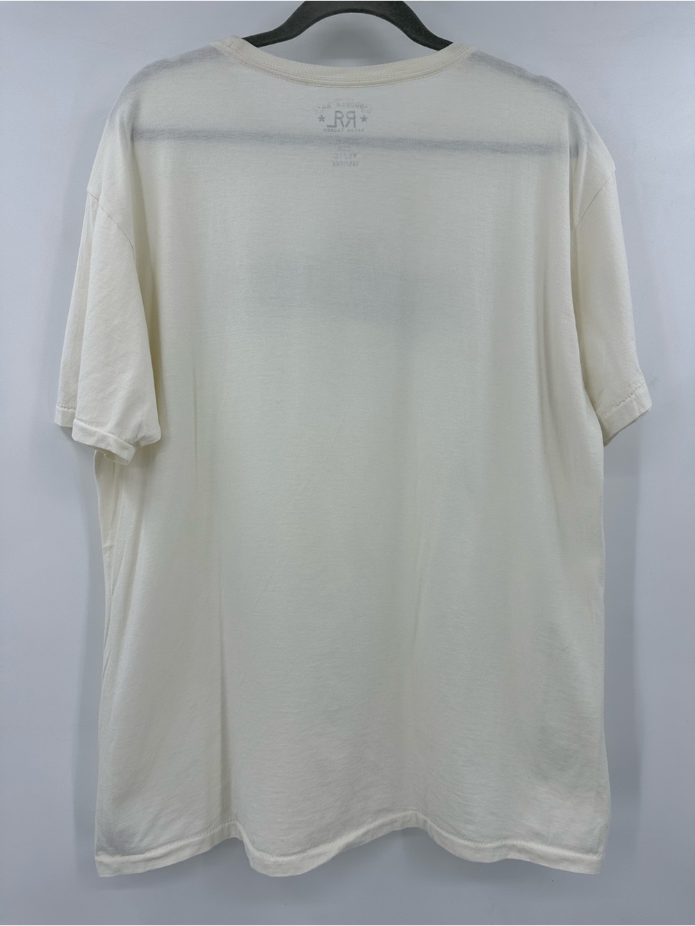 RRL Double RL Ralph Lauren Cream Short-Sleeve Tee with Black Truck Graphic - Picture 5 of 10